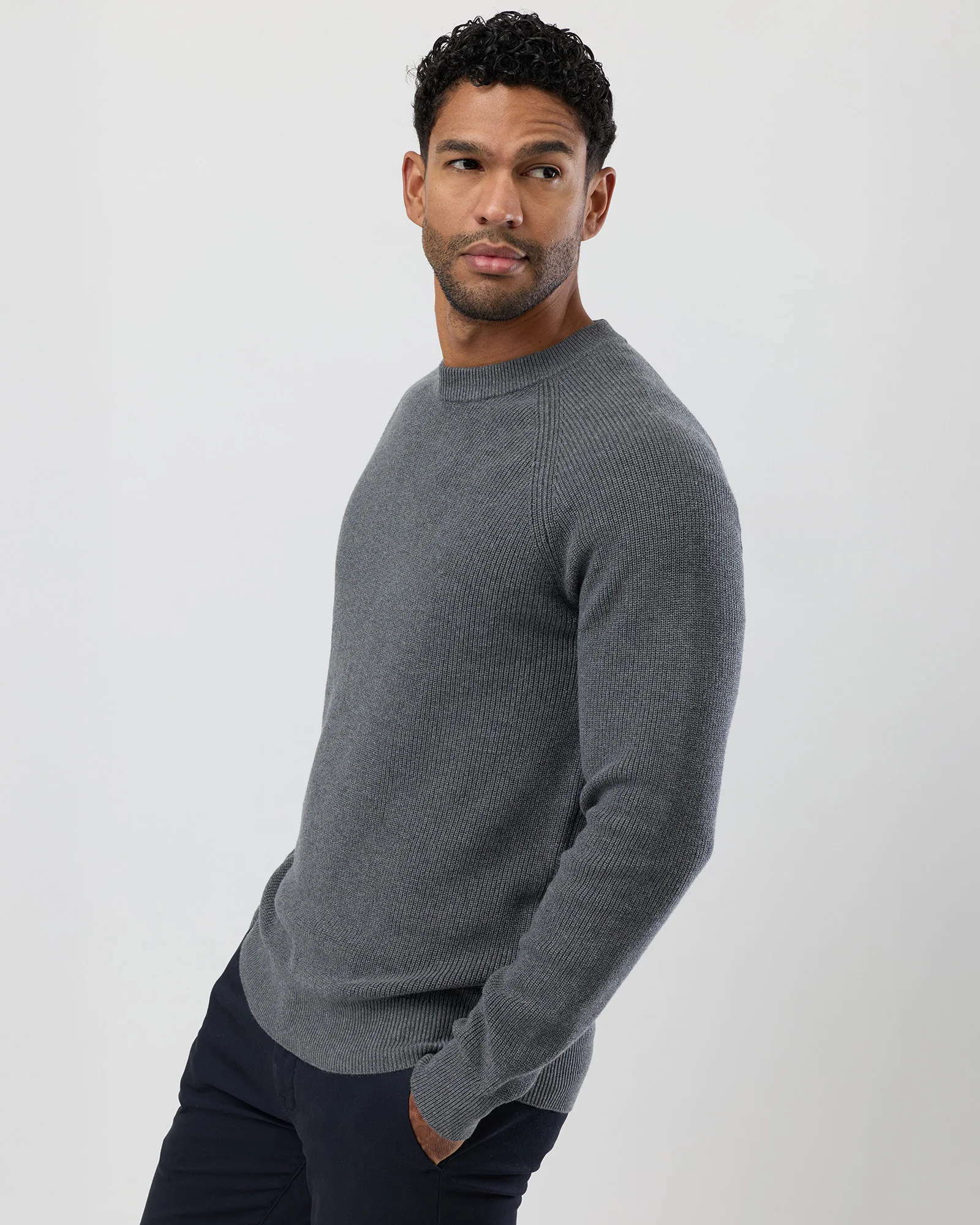 FISHERMAN'S RIB COTTON KNIT - Image 3