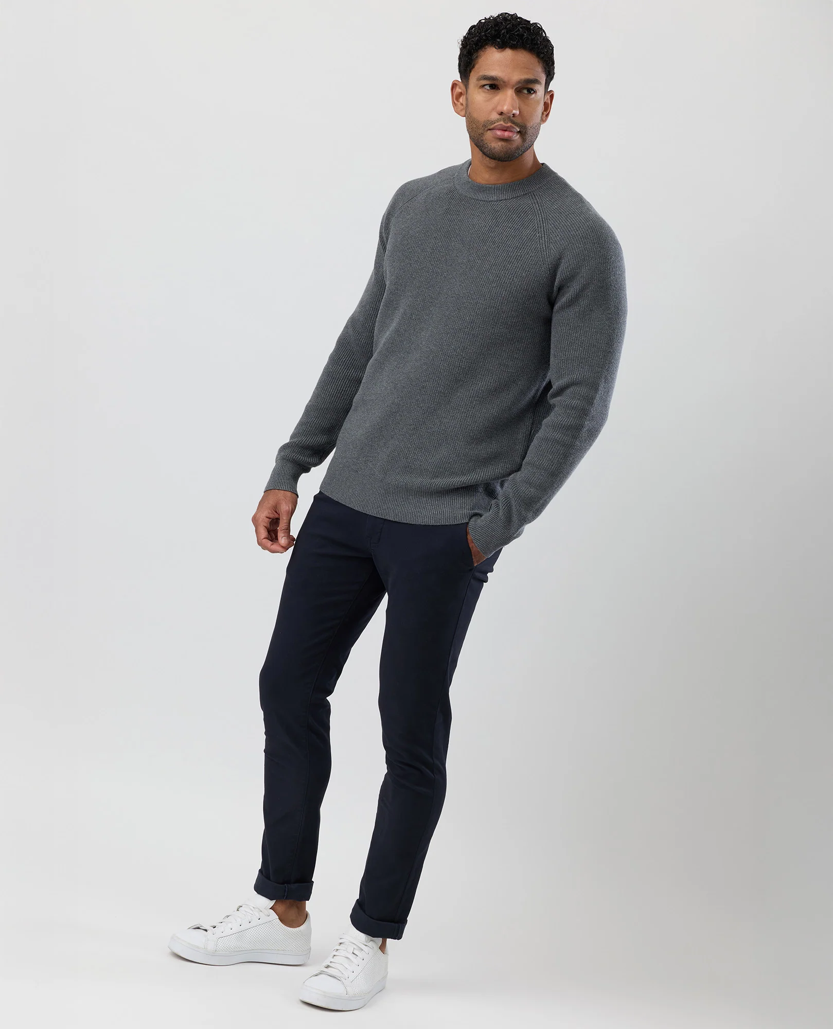 FISHERMAN'S RIB COTTON KNIT - Image 6