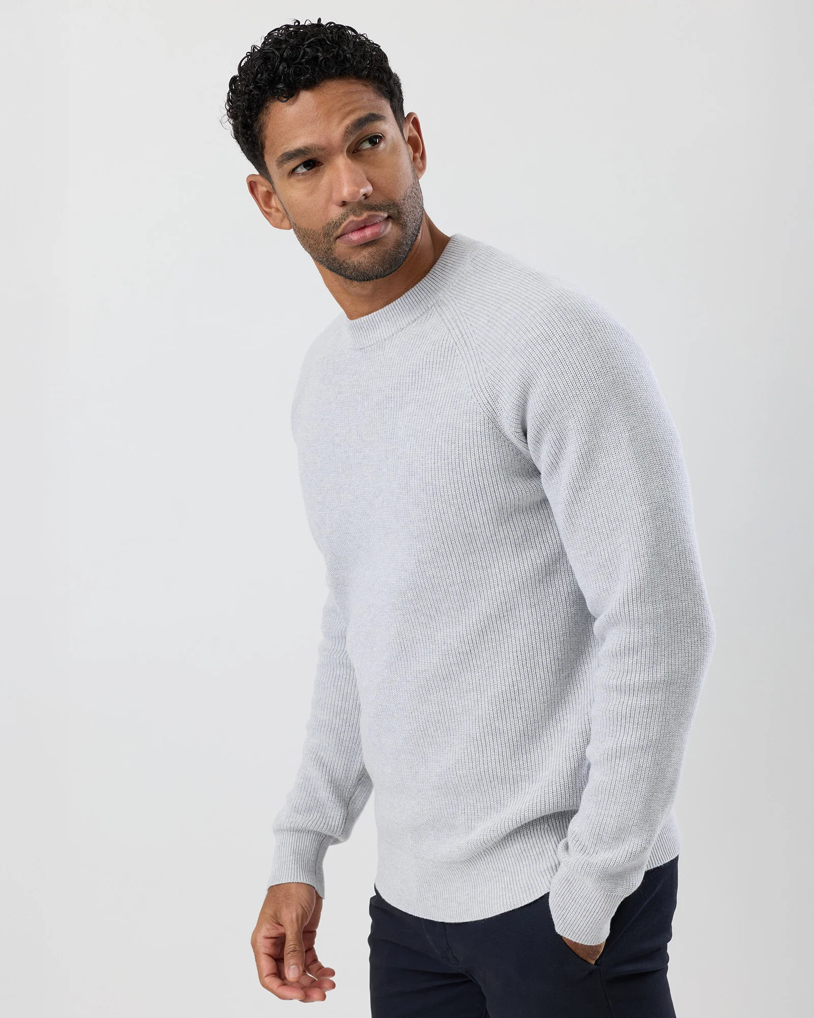 FISHERMAN'S RIB COTTON KNIT - Image 3