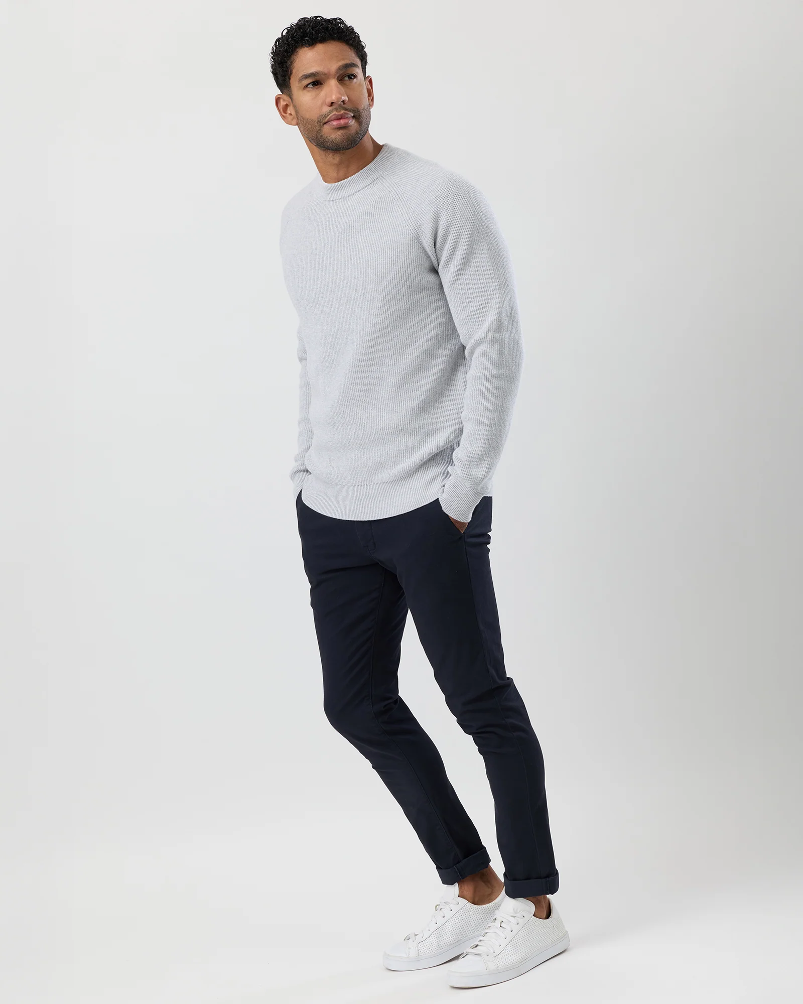 FISHERMAN'S RIB COTTON KNIT - Image 6