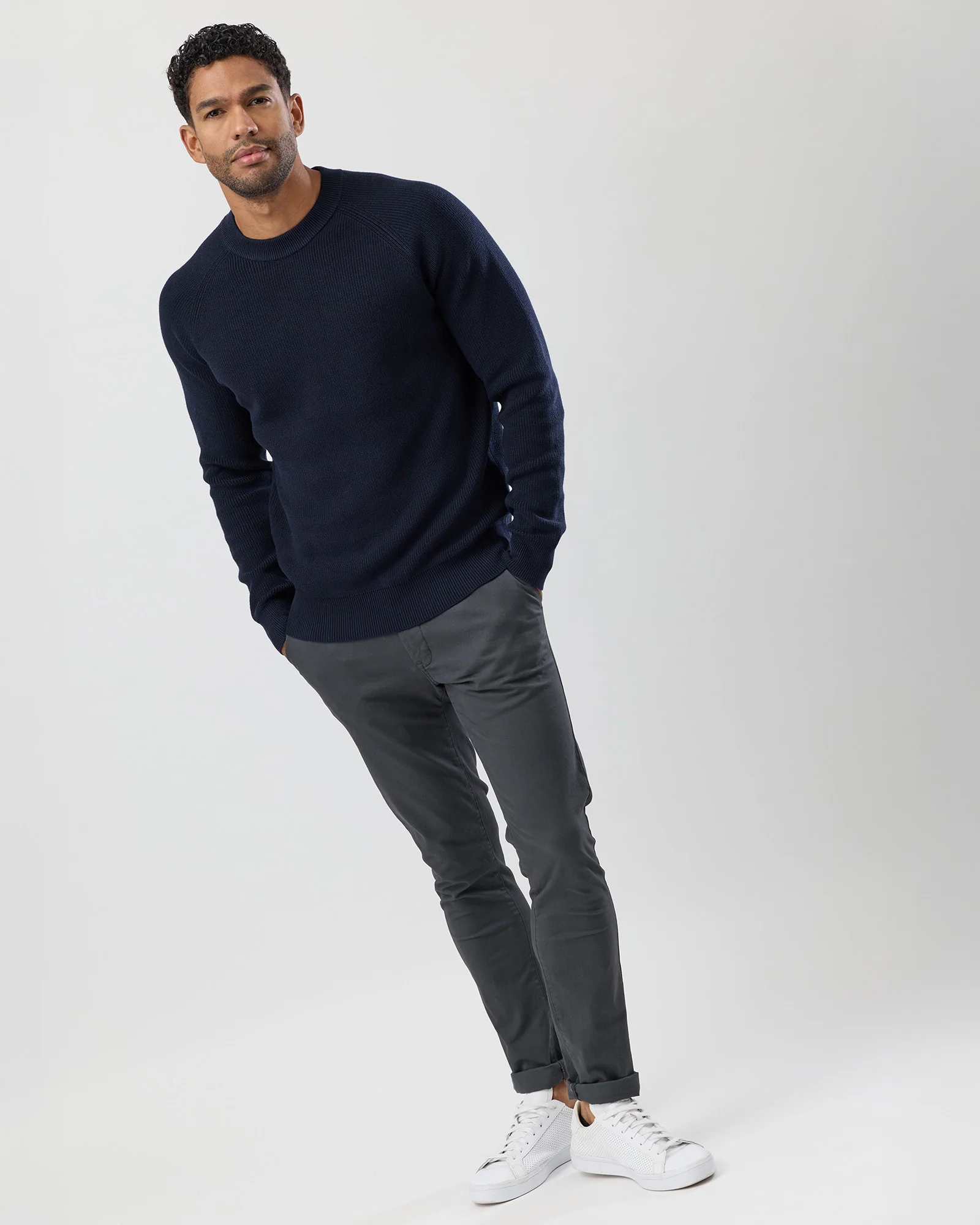 FISHERMAN'S RIB COTTON KNIT - Image 4