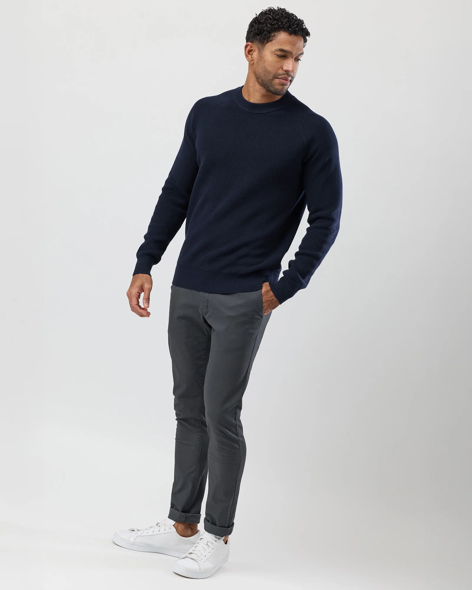 FISHERMAN'S RIB COTTON KNIT - Image 5