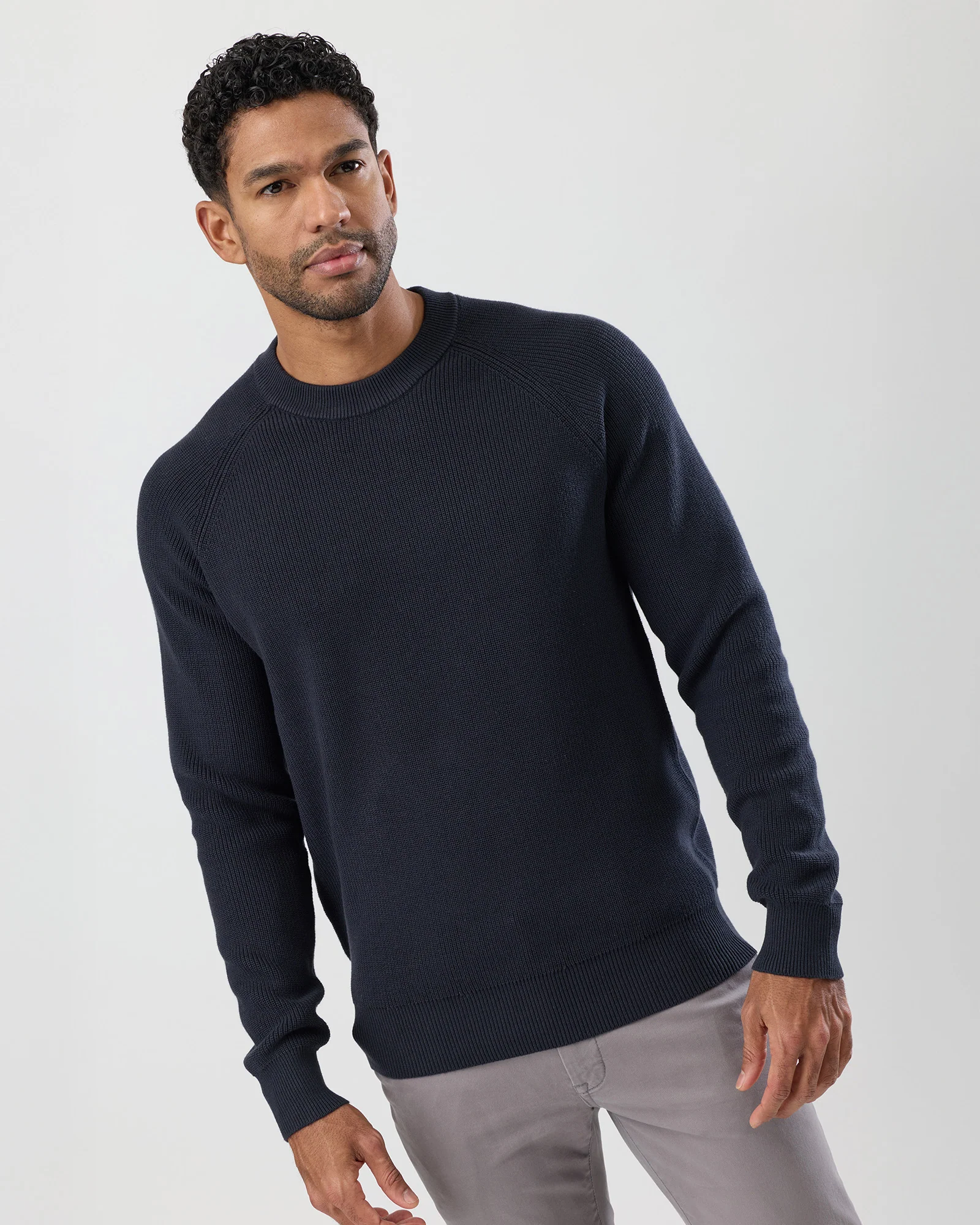 FISHERMAN'S RIB COTTON KNIT - Image 3