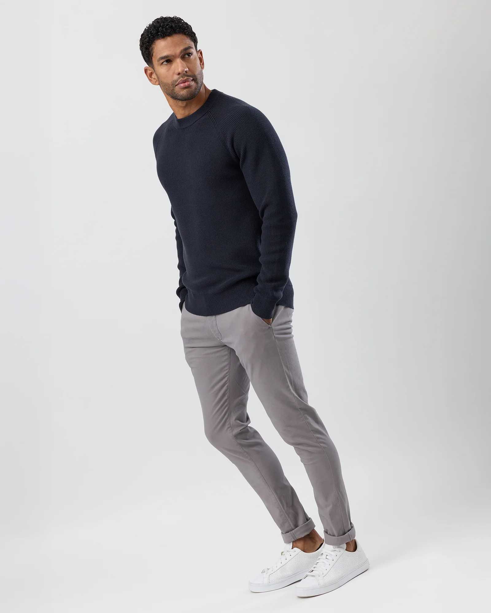 FISHERMAN'S RIB COTTON KNIT - Image 6
