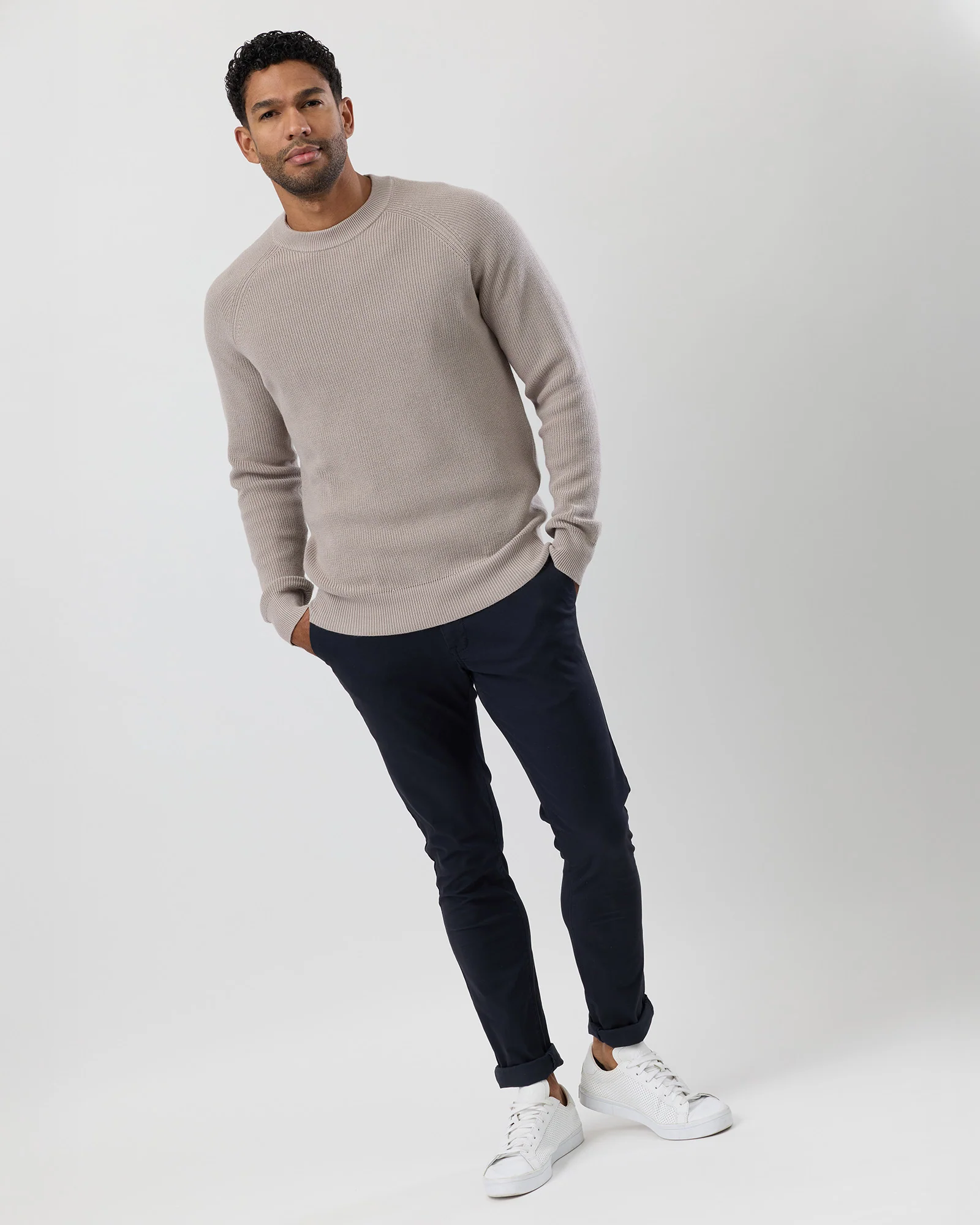 FISHERMAN'S RIB COTTON KNIT - Image 4