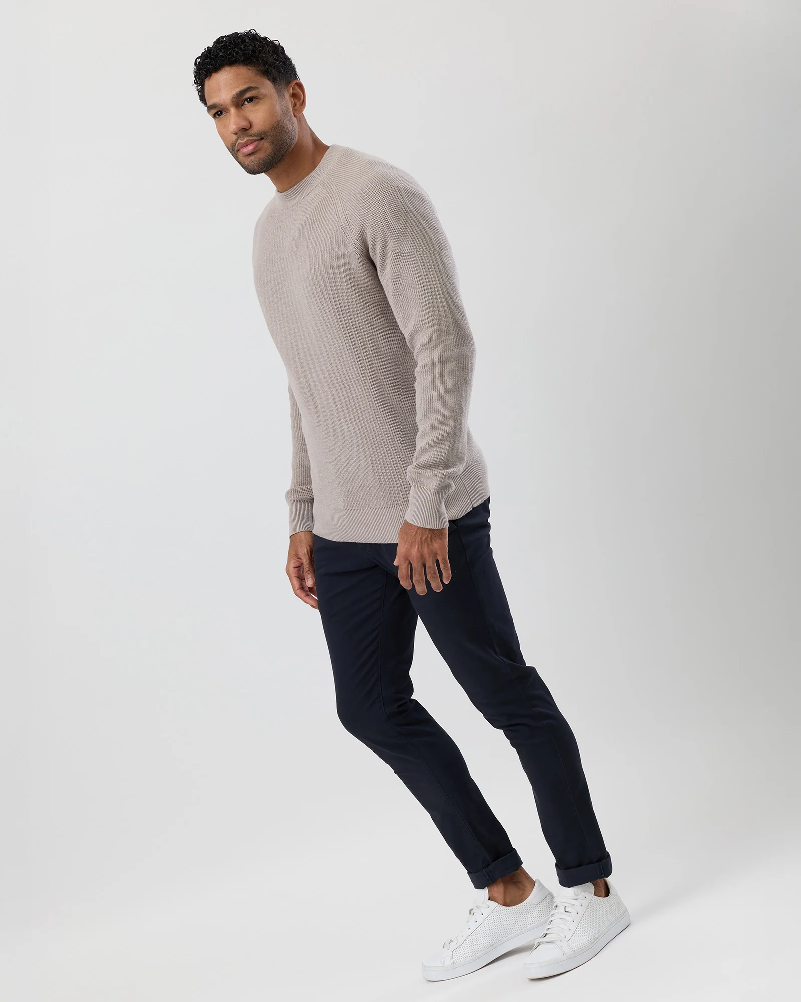 FISHERMAN'S RIB COTTON KNIT - Image 5