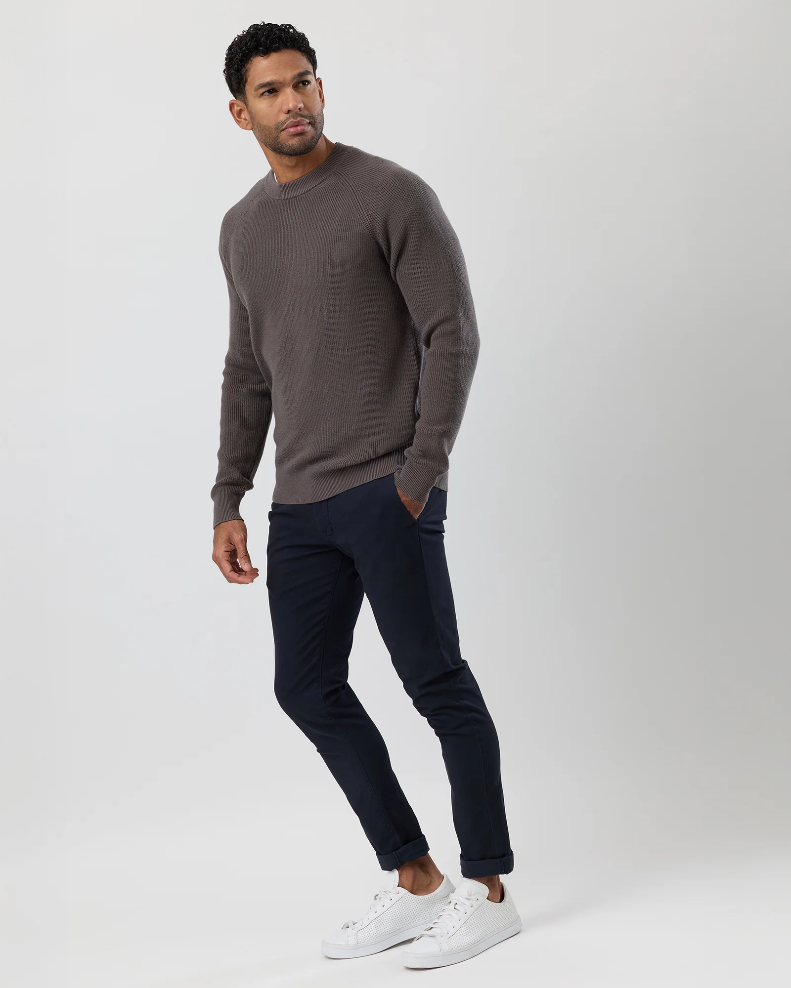 FISHERMAN'S RIB COTTON KNIT - Image 5