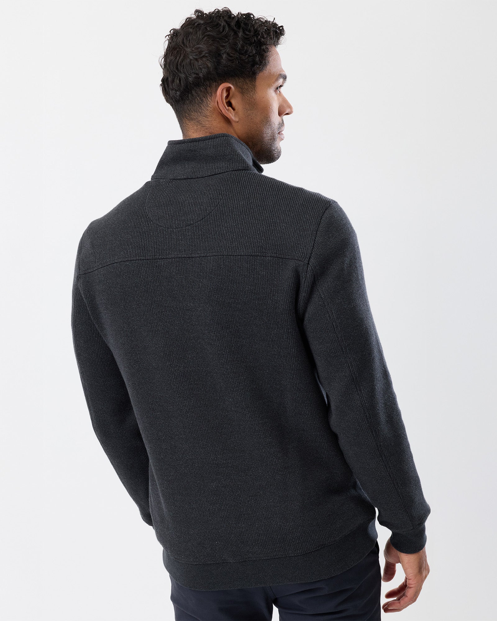 FRENCH RIB HALF ZIP - Image 4