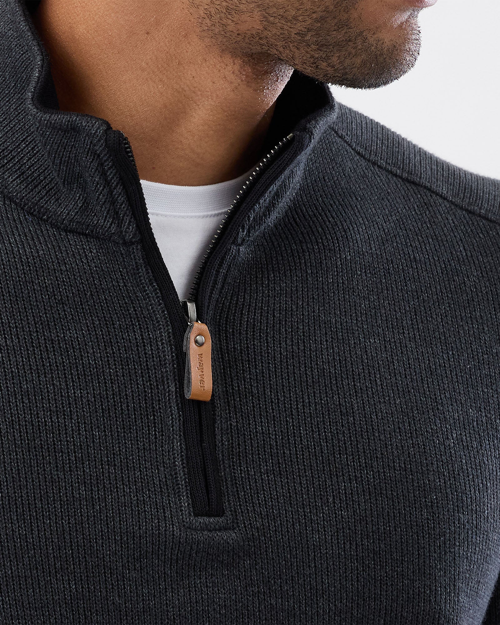 FRENCH RIB HALF ZIP - Image 6