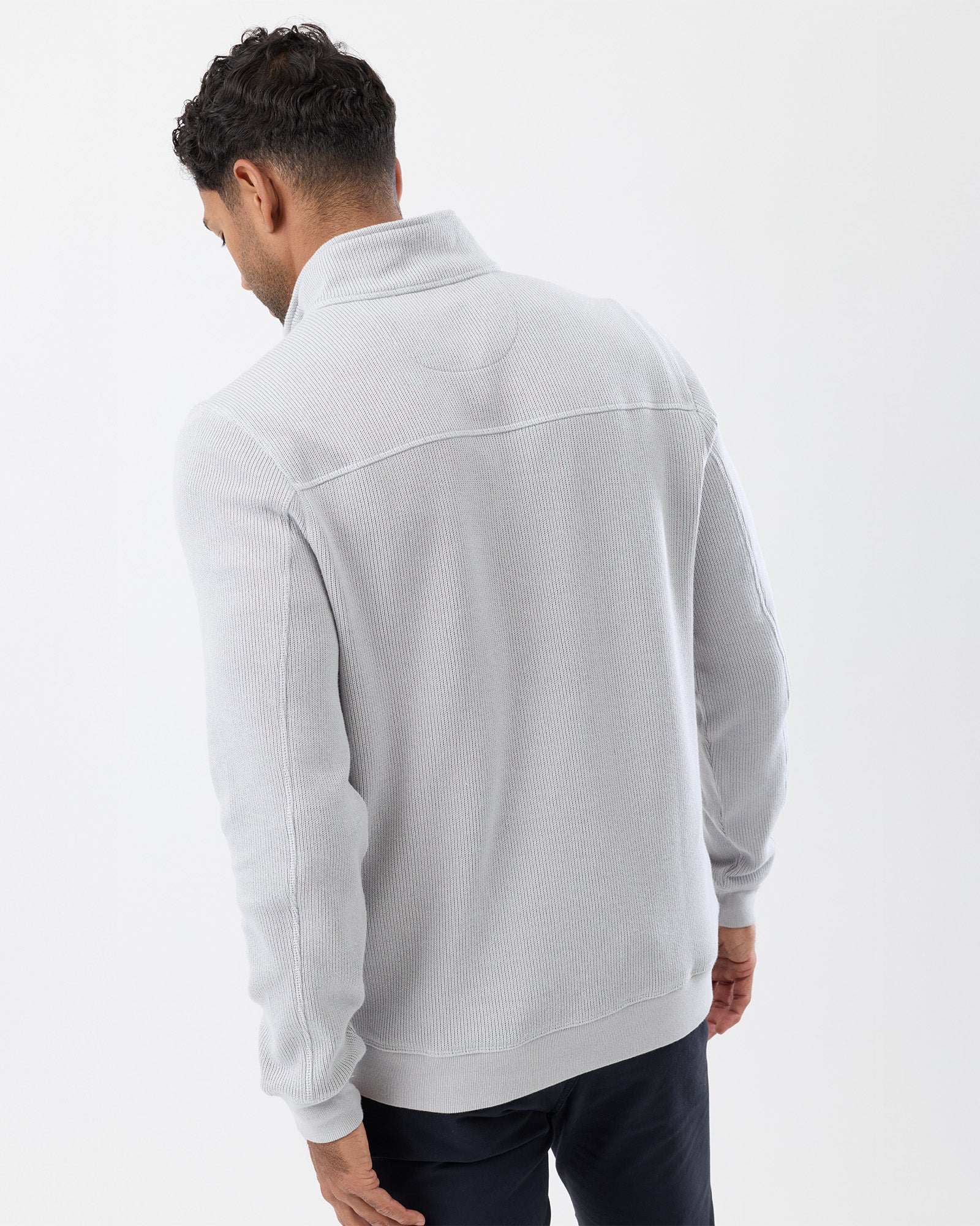 FRENCH RIB HALF ZIP - Image 3