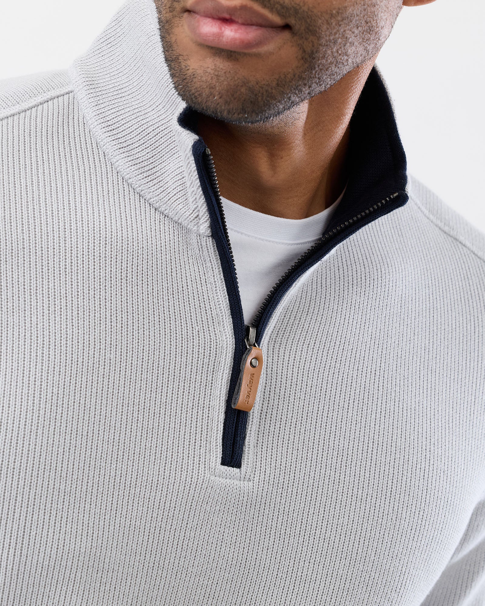 FRENCH RIB HALF ZIP - Image 6