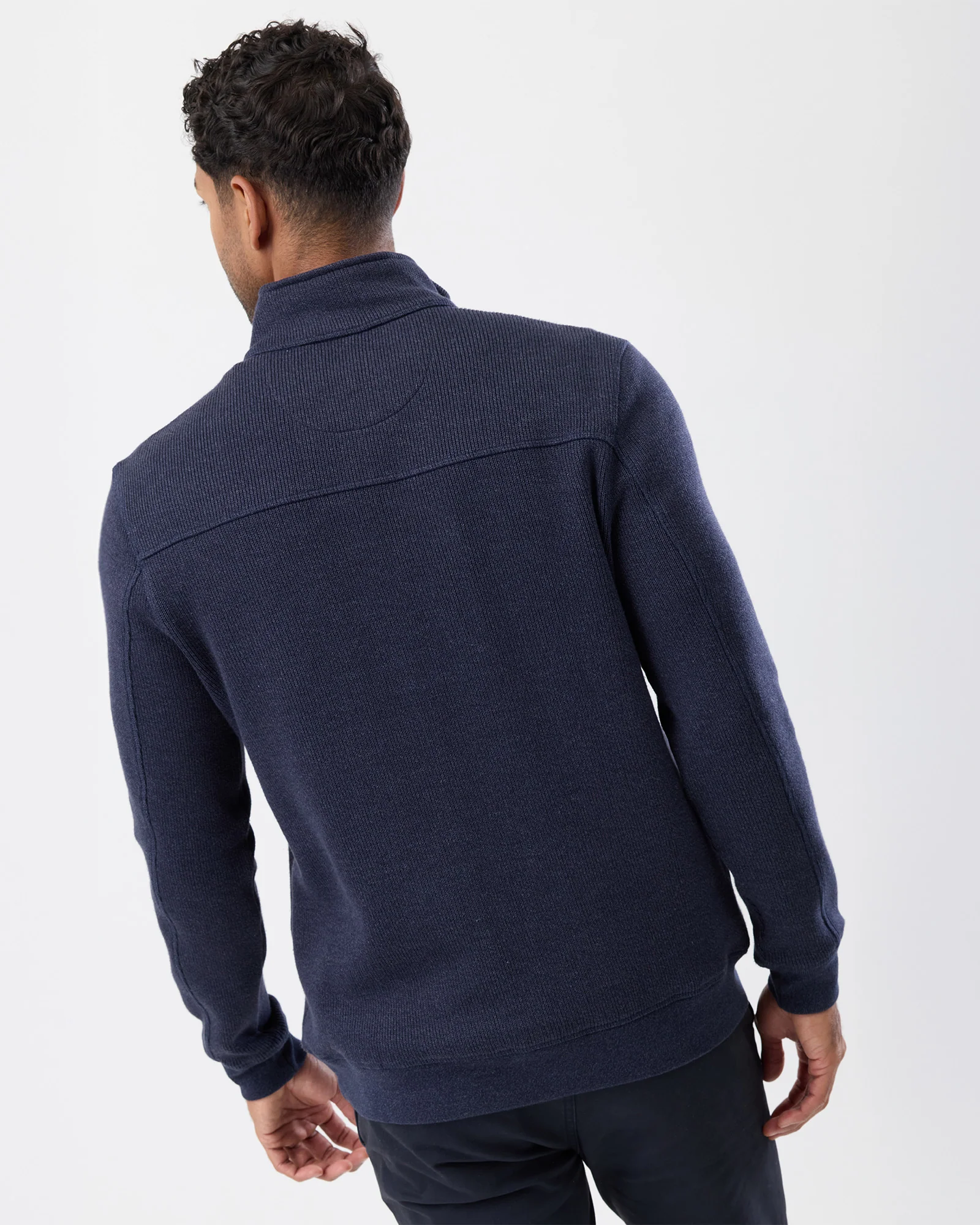 FRENCH RIB HALF ZIP - Image 4