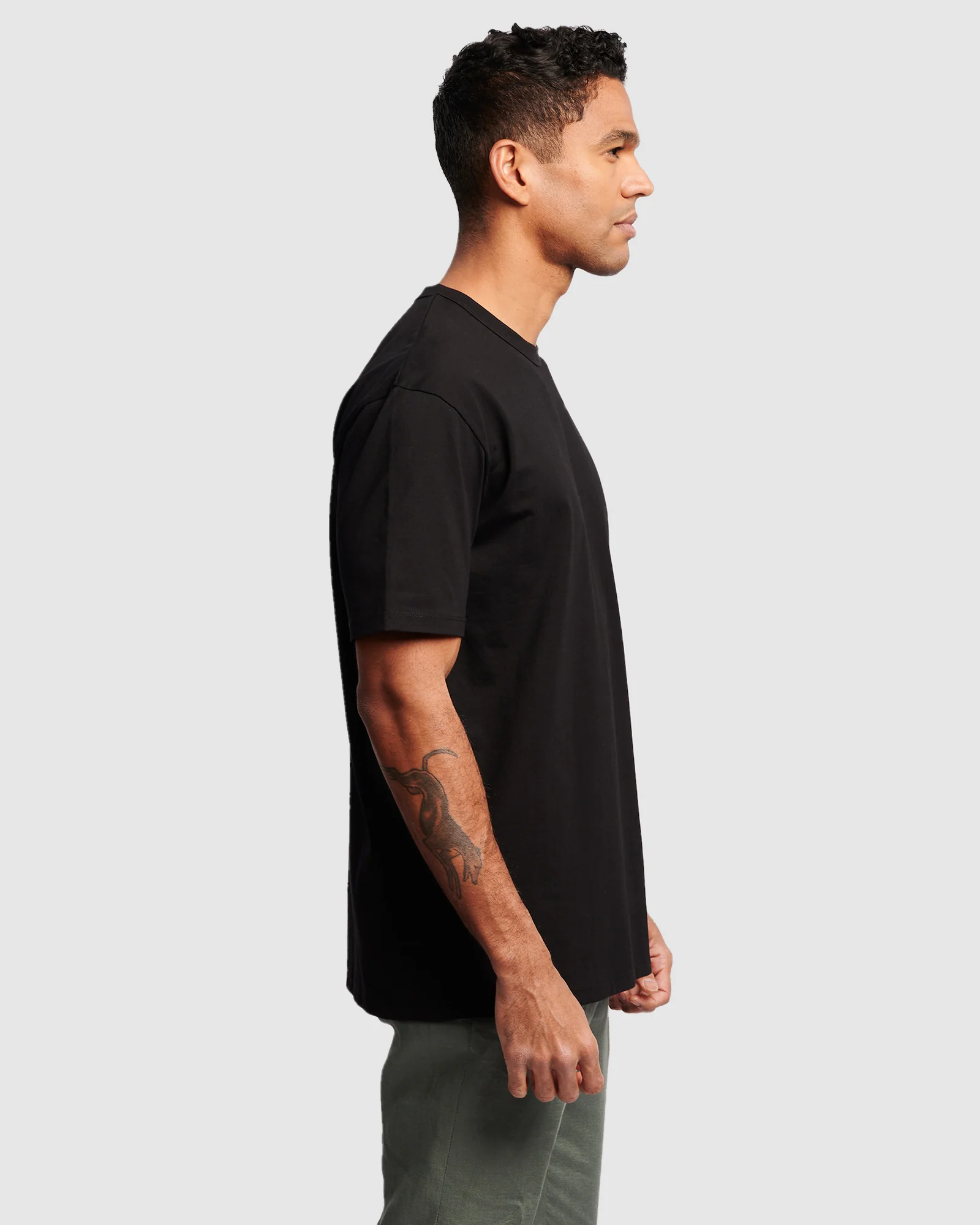 OVERSIZED HEAVYWEIGHT CREW TEE - Image 3