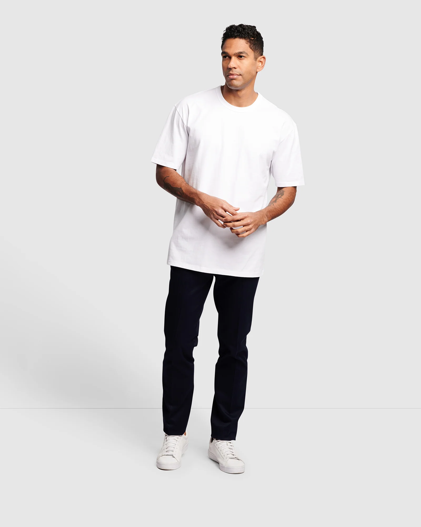 OVERSIZED HEAVYWEIGHT CREW TEE - Image 4