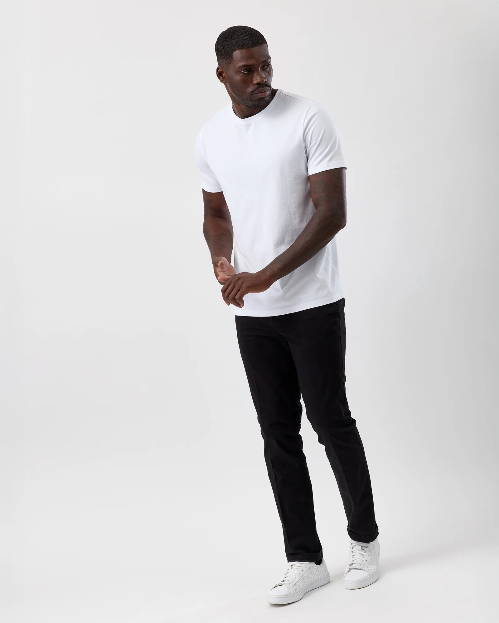 REGULAR FIT STRETCH CHINOS - Image 6