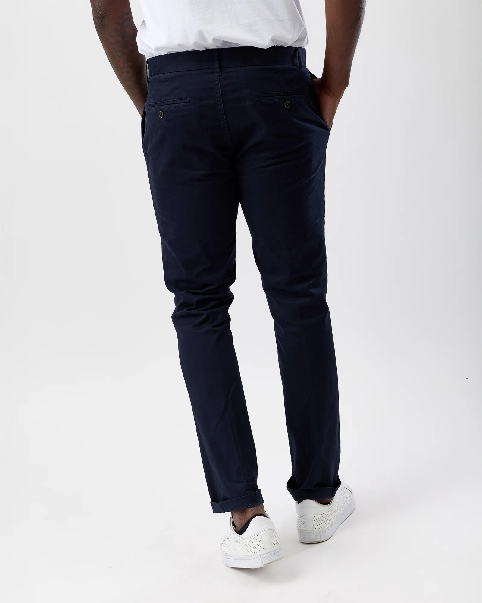 REGULAR FIT STRETCH CHINOS - Image 3