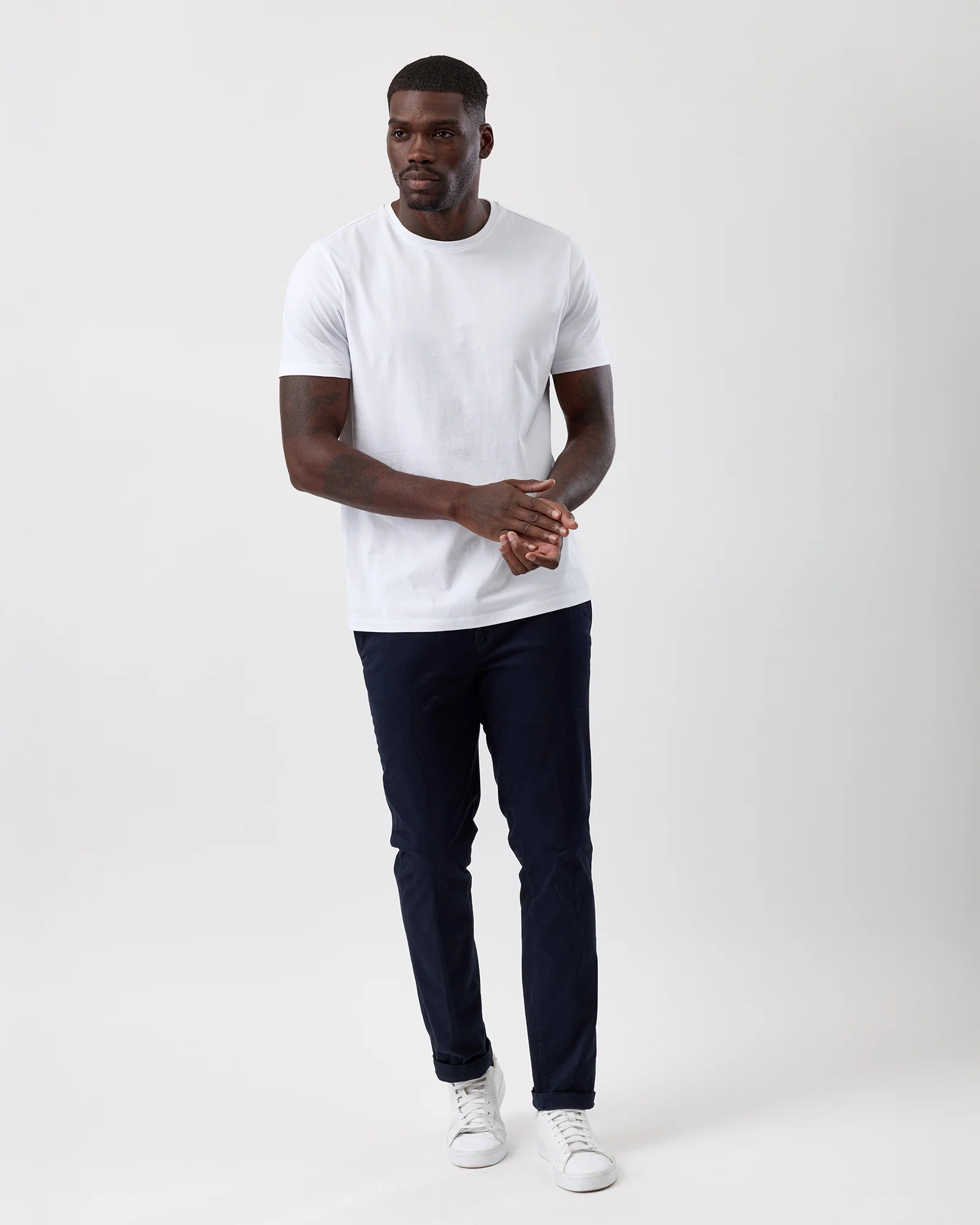 REGULAR FIT STRETCH CHINOS - Image 5