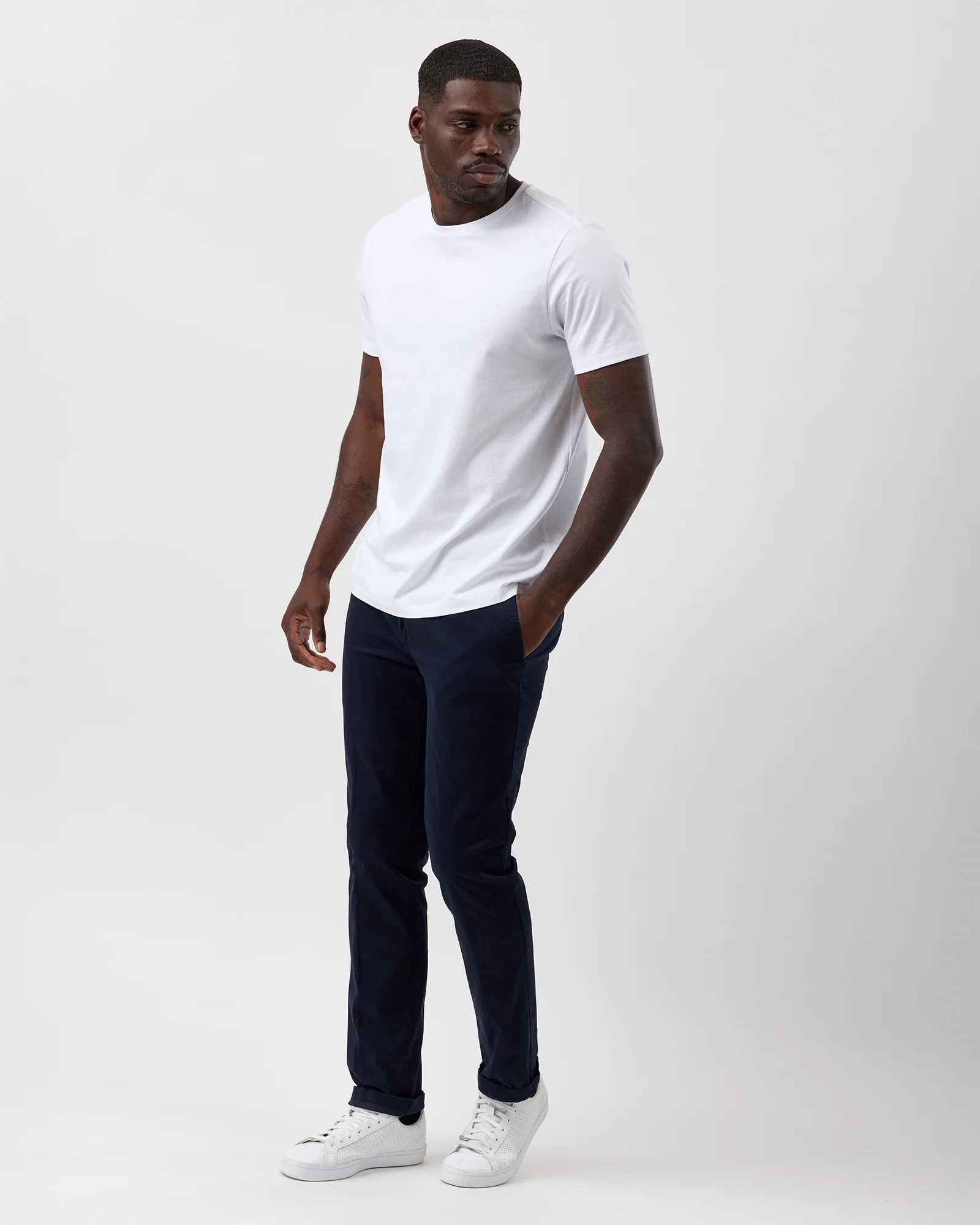 REGULAR FIT STRETCH CHINOS - Image 6